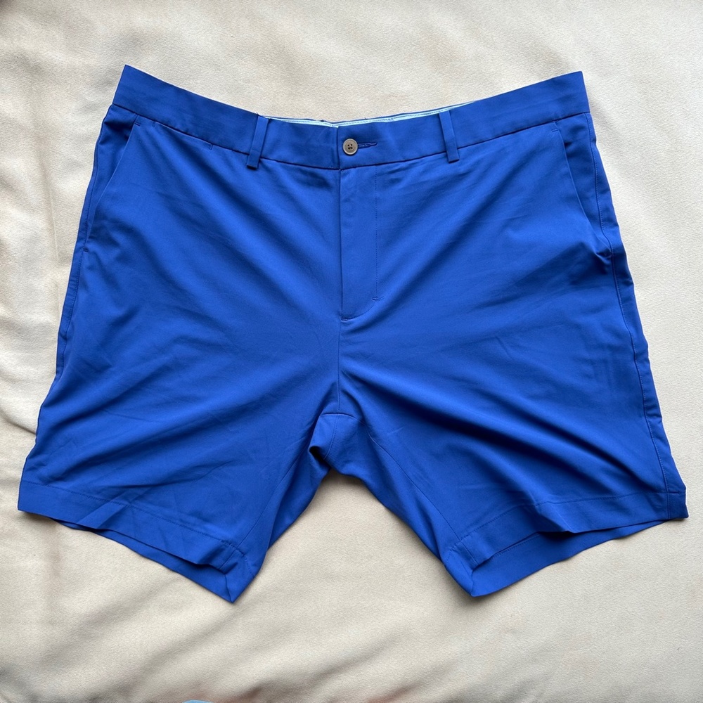 B. DRADDY Navy Blue Anderson Memorial Golf Shorts Size 38